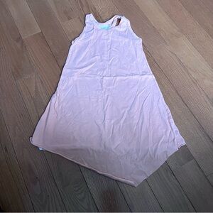 Girls Kids Mini Mioche Asymmetrical Tank Dress Organic Cotton Size 6